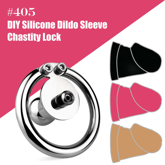 NegativeDIY Silicone Dildo Sleeve Chastity Cage