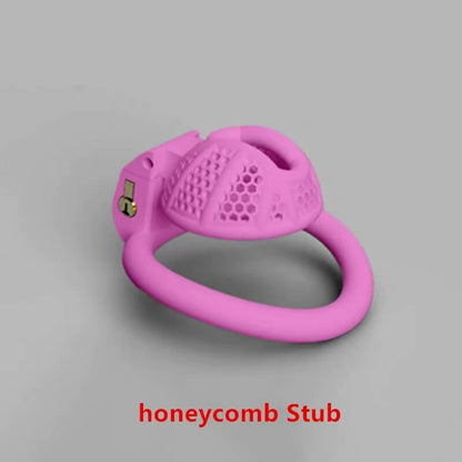 NEW Honeycomb Positive And Negative Chastity Device