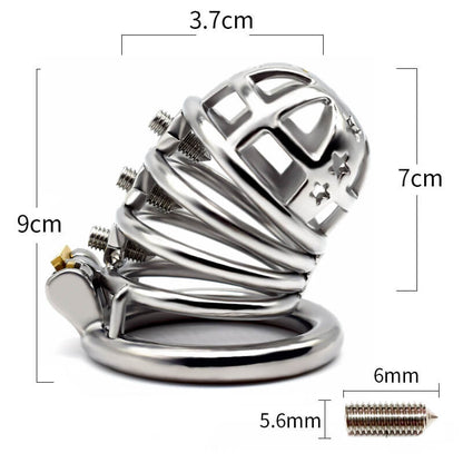 New Spiked Chastity Cage