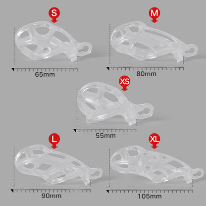 Desigh Ice Vision Clear Cobra Keuschheitskäfig