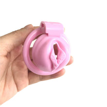 Load image into Gallery viewer, Pink Pussy Shaped Resin Chastity Cage
