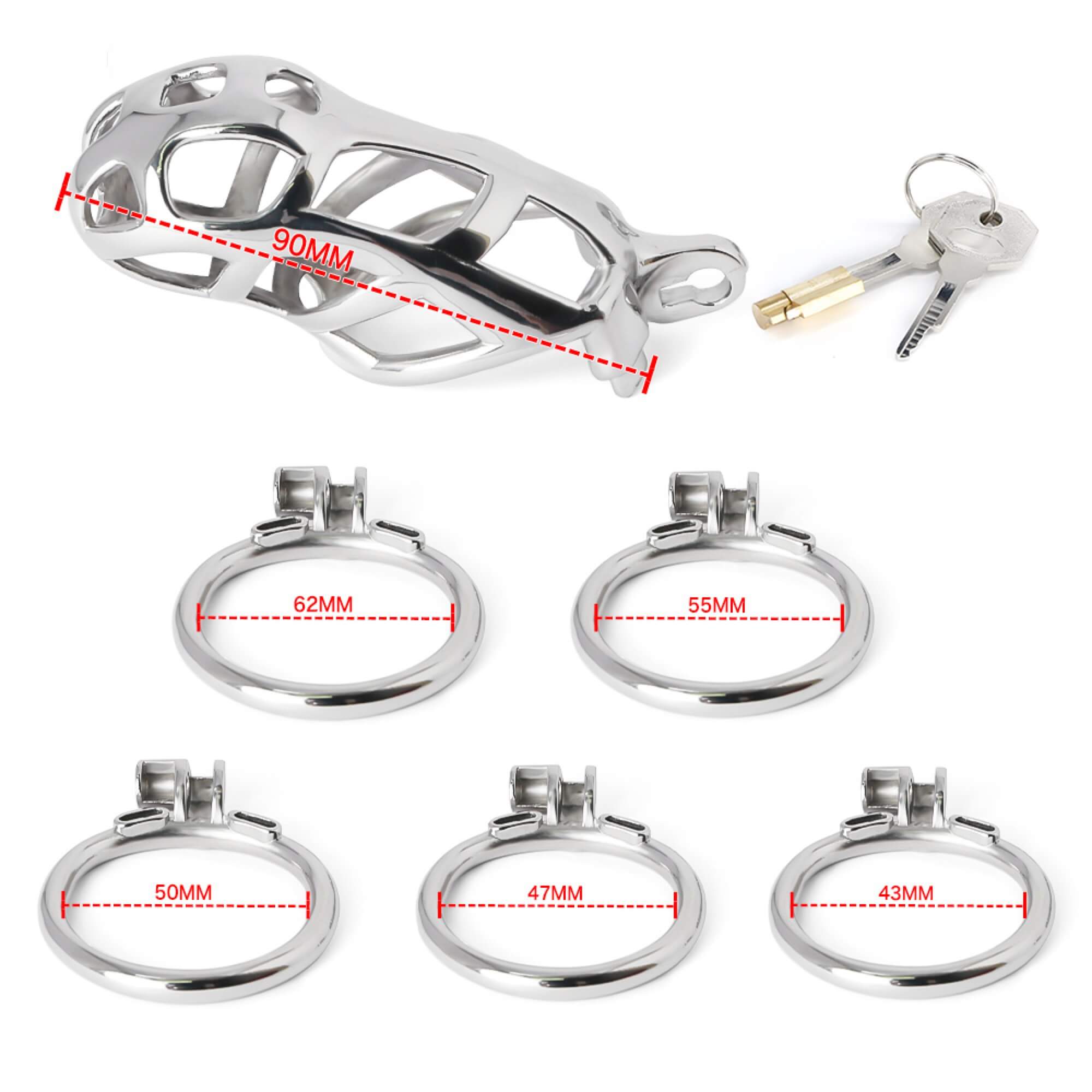 The Cub Stainless Steel Chastity Cage