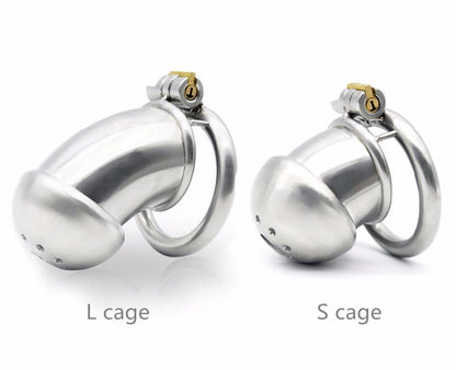 Metal Chastity Cage 1.80 inches and 2.36 inches long