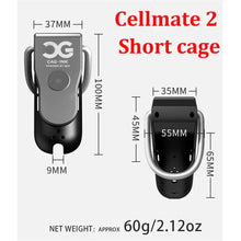 Load image into Gallery viewer, QIUI Cellmate 2 Cock Cage APP Remote Control Electric Shock Penis Cage
