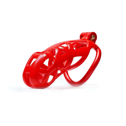 Red Cobra Chastity Cage Kit 1.77 To 4.13 Inches Long