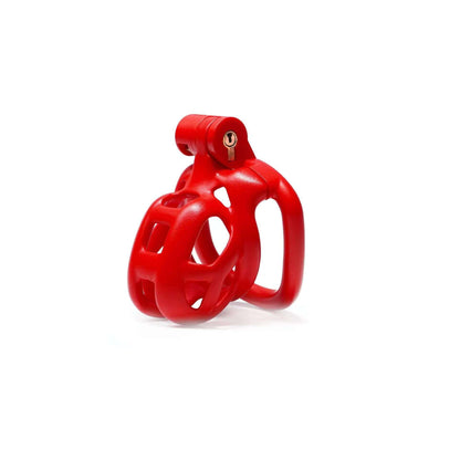 Red Cobra Chastity Cage Kit 1.77 To 4.13 Inches Long