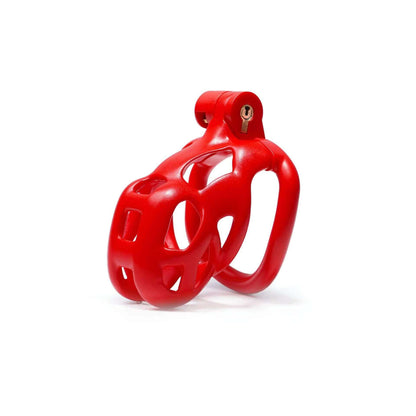 Red Cobra Chastity Cage Kit 1.77 To 4.13 Inches Long