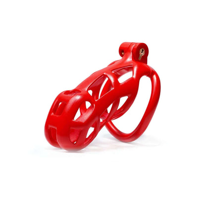 Red Cobra Chastity Cage Kit 1.77 To 4.13 Inches Long