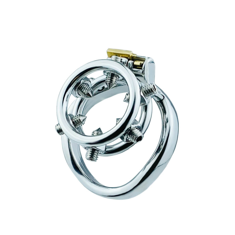 Screw Stainless Steel Chastity Cage