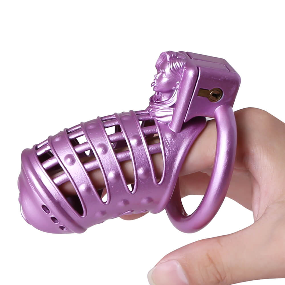 Lila Sissy Spiked 3D Druck Pussy Vaginal