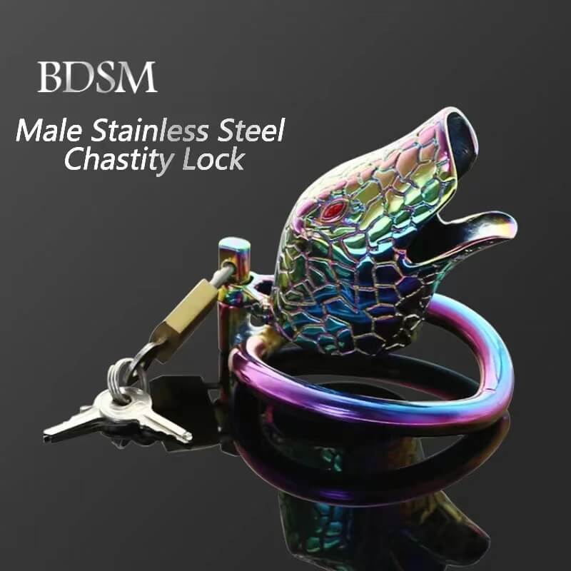 Snake Penis Lock Male Chastity Device