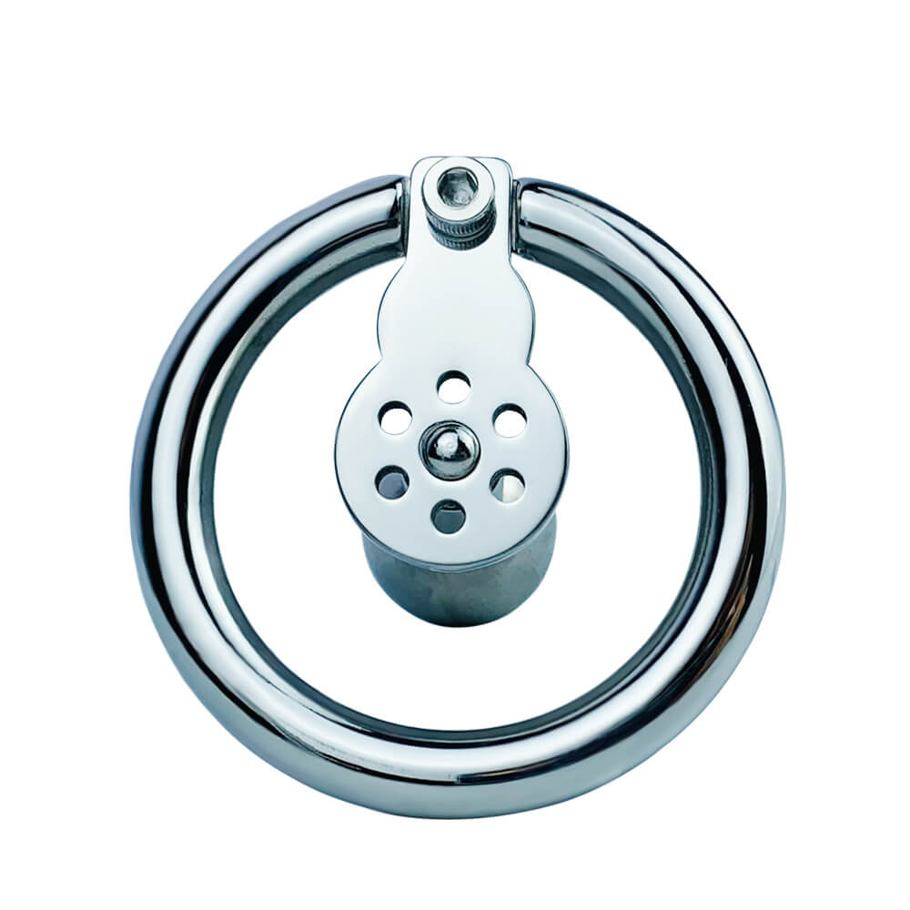 Steel Ball Negative Chastity Cage