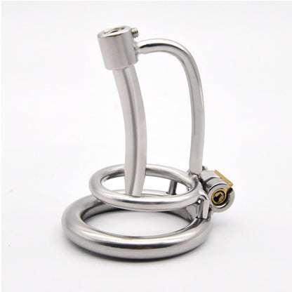 Stainless Steel Chastity Cage Catheter