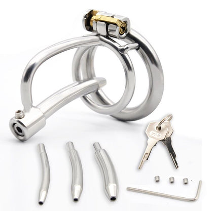 Stainless Steel Chastity Cage Catheter