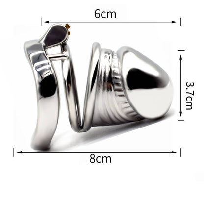 Stainless Steel Chastity Cage 3.15 inches Long