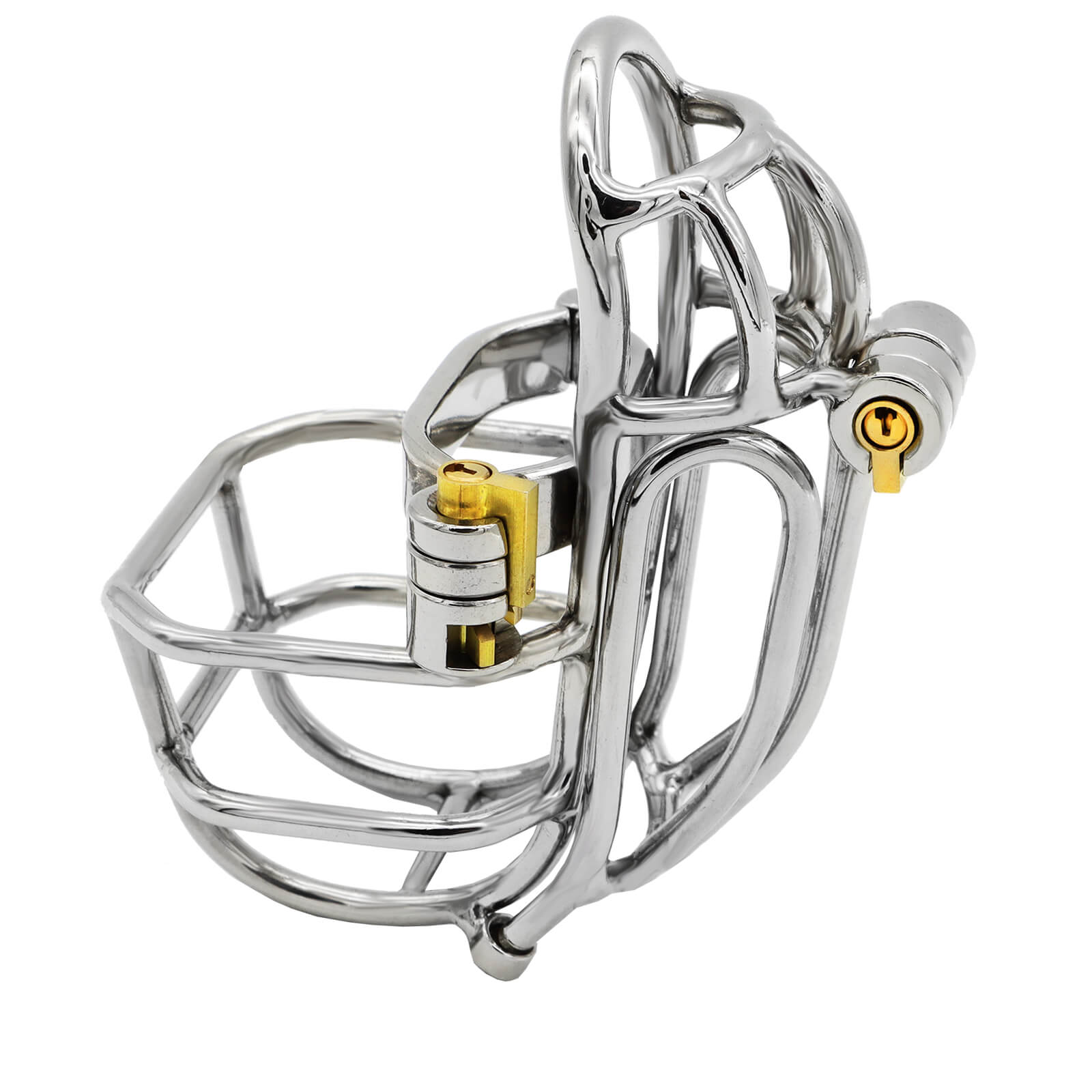 Stainless Steel Detachable PA Puncture Chastity Device – topchastity