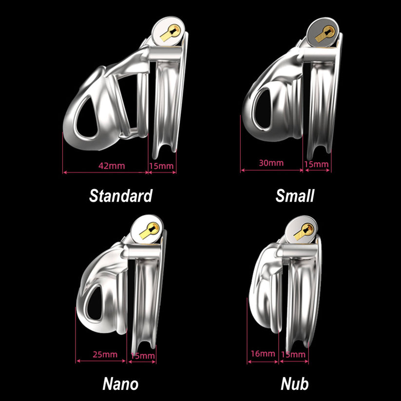 Nano Stainless Steel Python V7.0 Chastity Cage – topchastity