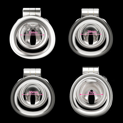 Python V7 Nub Small Stainless Steel Python V7.0 Chastity Cage – topchastity