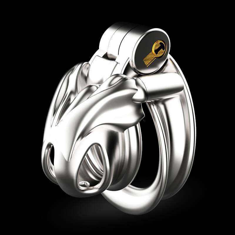 Python V7 Nub Nano Stainless Steel Python V7.0 Chastity Cage – topchastity