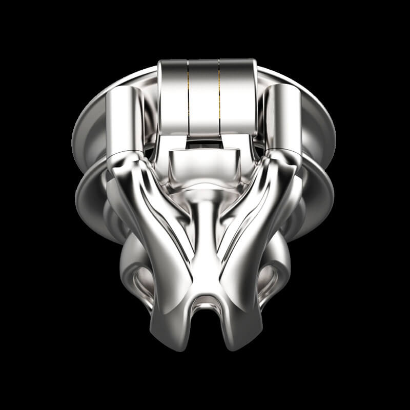 Small Stainless Steel Python V7.0 Chastity Cage