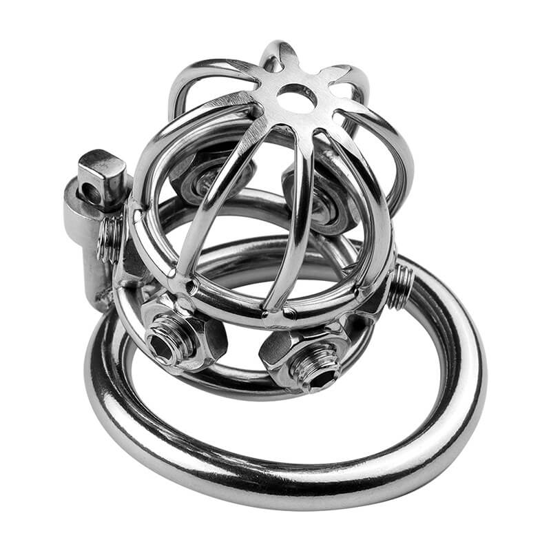 Rivet Bondage Stainless Steel Chastity Cage