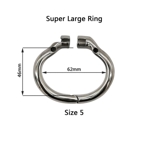Ergonomic Stainless Steel Stealth Lock Male Chastity Device