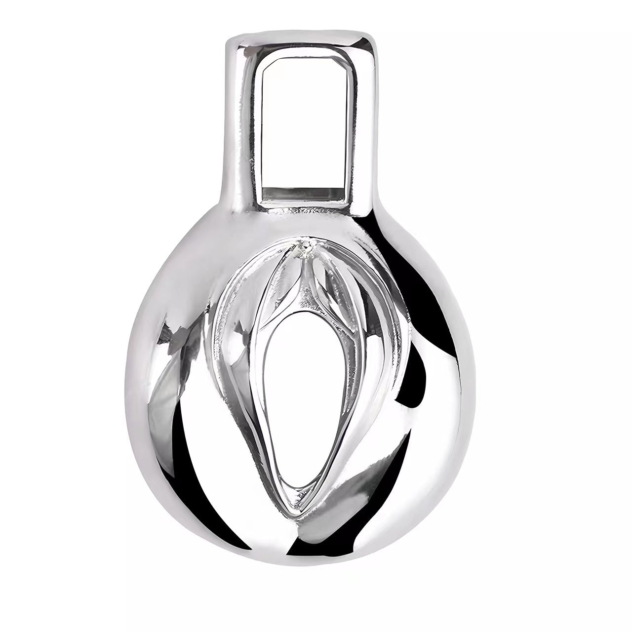 Steel Clitty Chastity Cage with Belt