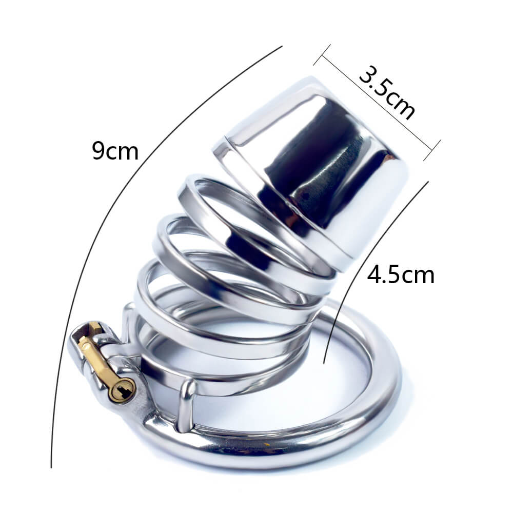 Stripe Sprinkler Chastity Cage 3.54 inches