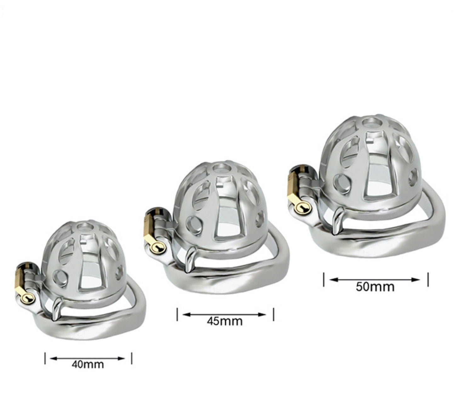 Petite cage à pénis en acier inoxydable