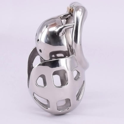 Super Small Chastity Device with Scrotum Testicle Pouch