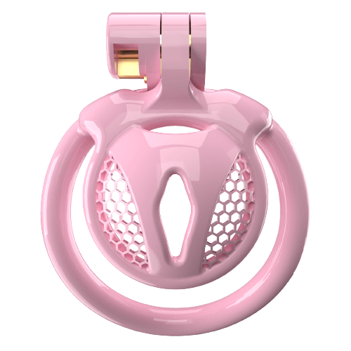 Cage de chasteté Sissy CX-2 super petite avec 5 anneaux en arc