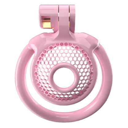 Super Small CX-3 Sissy Chastity Cage With 5 Arc Rings