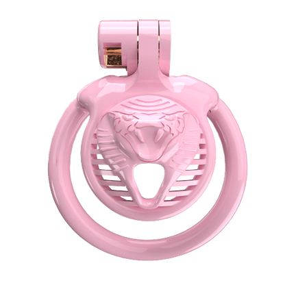 Super Small CX-4 Sissy Chastity Cage With 5 Arc Rings