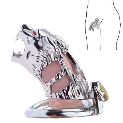 Tiger Cage Electronic Stimulation Male Chastity Device