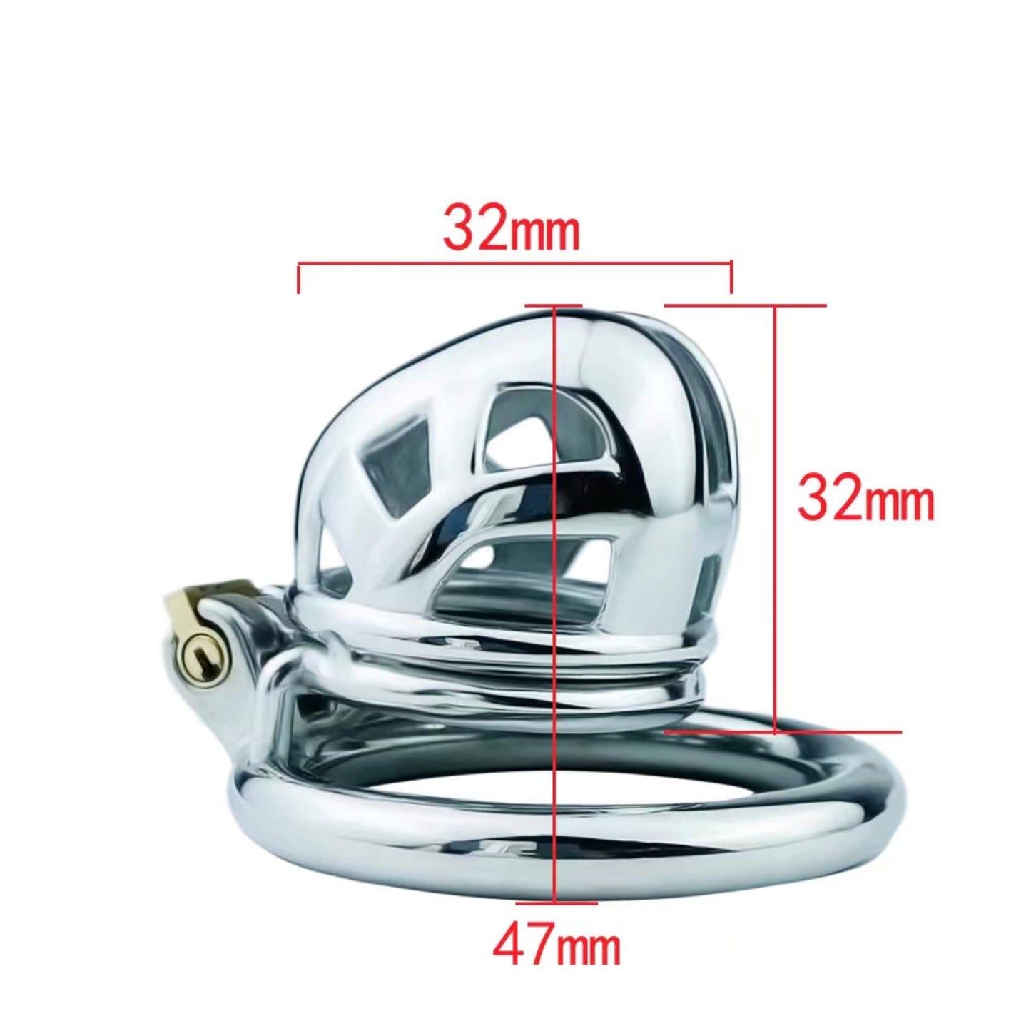 Upgraded Micro Cobra Chastity Cage 1.26 Inches Long