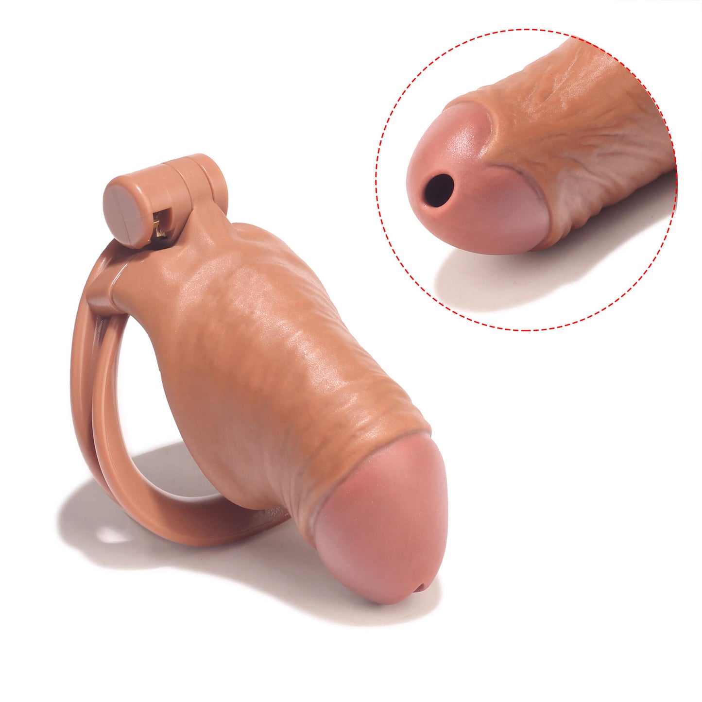 V3.0 Men's Simulated Penis Chastity Cage