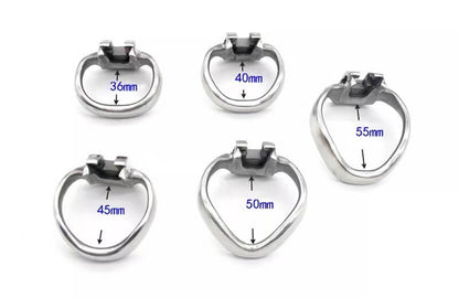 V4 Stainless Steel Chastity Cage
